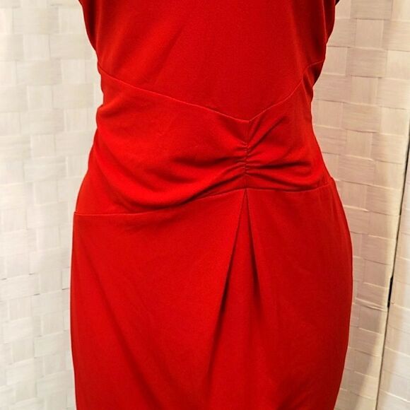 LARK&RO 3/4 OF SLEEVE INVISIBLE BACK ZIPPER CLOSURE WOMEN"S DRESS - Picture 12 of 14